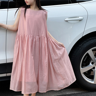 女童连衣裙夏季2024儿童裙子夏款长裙韩系穿搭大童夏装公主裙