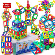 乐缔200件磁力片儿童积木，玩具磁性拼插建构片磁铁玩具生日礼物丨