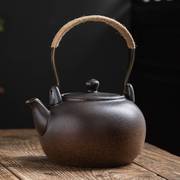 复古日式陶瓷烧水壶提梁，煮茶壶电陶炉电热白茶，黑茶普洱养生壶单个
