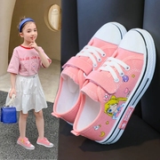 o2女童帆布鞋，2022秋夏童鞋儿童，布鞋休闲鞋透气大童板鞋