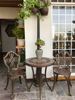 阳台桌椅三件套欧式铁艺组合庭院，休闲茶桌椅轻奢铸铝户外桌椅