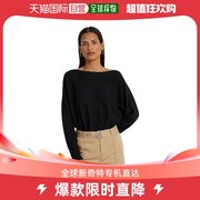 香港直邮潮奢laurenralphlauren女士，棉混纺蝙蝠袖毛衣