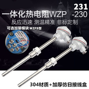 wzpkwzp-230231铂热电阻pt100温度，传感器一体化温度变送器wzpb
