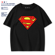 dc超人蝙蝠侠儿童短袖t恤夏男童，纯棉中大童，宝宝2024童装半袖