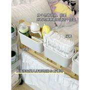 收纳盒婴儿专用婴儿床挂篮尿布奶瓶收纳床围栏床边置物架尿布台挂