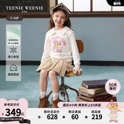 TeenieWeenie Kids小熊童装24春季女童索罗娜条纹海军领卫衣