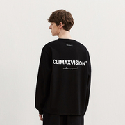 CLIMAX VISION多色基础系列logo印花长袖T恤百搭休闲打底tee潮牌