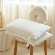 纯棉花填充低枕头软硬适中护颈椎薄枕助睡眠儿童枕头枕芯一对拍2