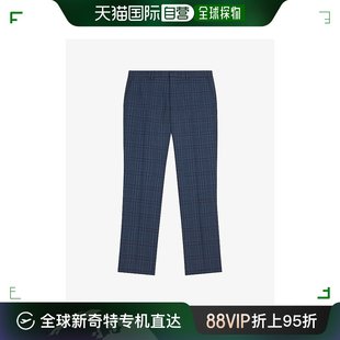 香港直邮潮奢tedbakerlondon男士adlerst修身格纹羊毛裤子
