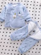 新生儿棉衣婴儿衣服春秋冬款保暖衣棉服初生宝宝和尚服分体套装