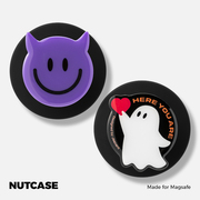 NUTCASE适用于MagSafe磁吸手机壳气囊伸缩支架指环扣小幽灵恶魔创意加强磁吸个性小众男女生礼物