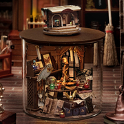 哈利波特手工diy小屋拼装魔法屋，微缩场景模型房子创意生日礼物女