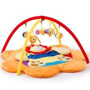 婴儿游戏毯爬行垫音乐，健身架玩具益智宝宝01岁礼物卡其贝特狮子
