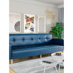 网红科技布艺沙发床1.8米多功能，可折叠简易沙发2米发廊双人沙发