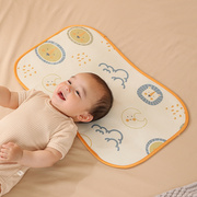 婴儿枕头到个月夏天吸湿排汗冰丝云片枕透气凉席专用宝宝枕头06