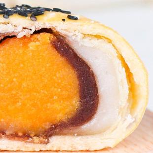 蛋黄酥雪媚娘麻薯传统糕点心散装紫薯味早餐月饼网红零食品小吃-3