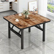 麻将桌折叠小型便携式家用收缩桌子餐桌户外简易正方形折枱四方桌