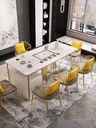 岩板茶几桌椅组合套装客厅，家用茶台办公室简约现代功夫，喝茶泡茶桌