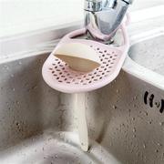 家用可弯折水槽挂架厨房洗碗海绵架浴室水龙头收纳肥皂架沥水挂篮