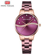 士手表时尚钢带表日本机芯镶钻品牌FOCUS防水MINI0263L女