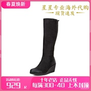 ECCO爱步女鞋冬季休闲时尚磨砂皮坡跟长靴282513