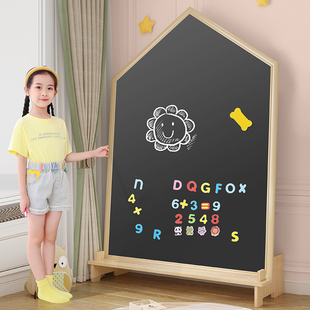 儿童画板磁性家用无尘可擦涂鸦板宝宝，写字绘画教学白板双面小黑板
