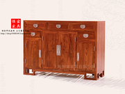 刺猬紫檀餐边柜实木家具红木现代简约红木苏作新中式花梨木储物柜
