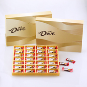 德芙巧克力礼盒装创意喜糖丝滑牛奶，巧克力送女朋友七夕情人节礼物