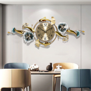 新中式创意钟表挂钟客厅装饰时钟，餐厅装饰家用挂表个性时尚钟饰