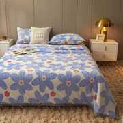 珊瑚法兰绒毛毯子加厚冬季盖毯床单人牛奶绒毯铺床上午睡被子冬天
