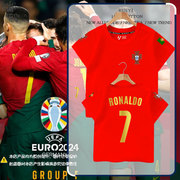 葡萄牙队服c罗b费五盾军团足球衣服，短袖t恤衫男女儿童装学生半袖