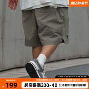 PINSKTBS 夏季日系刺绣沙滩裤CityBoy户外宽松休闲工装短裤男2.0