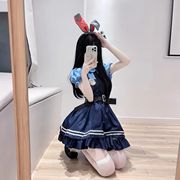 万圣节服装可爱萌系cosplay朱迪警官兔子装漫展情侣装女仆连衣裙