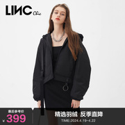 lincchic金羽杰羽绒服，女学院风轻薄短款羽绒服女冬季y21301005