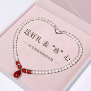 珍珠项链生日礼物送妈妈实用送长辈40岁50岁60婆婆母亲节新年春节