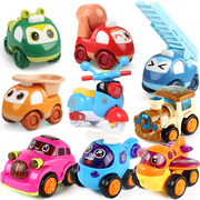 宝宝玩具车男孩女孩惯性车婴幼，儿童玩具工程车，飞机火车小汽车套装