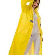 高档雨衣背包时尚涤纶雨伞，布料轻薄透气四合一电动车徒步学生