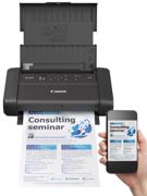 佳能tr150便携式打印机a4小型办公商务，彩色喷墨移动打印机ip110
