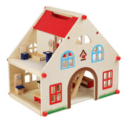 儿童手工拼房子玩具，搭建屋子积木拼装建造别墅大型现代模型木