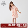 日本livheart儿童休闲短袖衬衫，短裙套装女夏季两件套女童大童