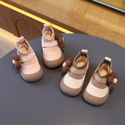 一件代发女宝宝雪地靴2023冬季加绒保暖13岁2棉鞋婴儿小童学步鞋