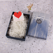礼盒包装盒长方形盒r盒，水墨简约毛衣，卫衣围巾生日礼物精美礼