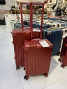 威马堡罗211拉杆箱红色行李箱婚庆箱，结婚拉杆箱大红箱子
