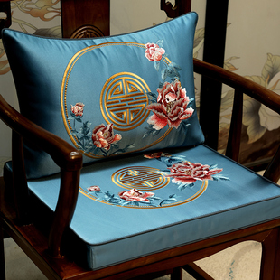 中式红木沙发坐垫椅子垫乳胶实木圈椅餐椅垫茶桌茶椅座垫凳子垫子