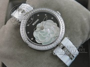 威之星 J12陶瓷镶钻山茶花时尚H3096中性全钢女士手表HT-13