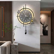 网红钟表挂钟客厅家用时尚时钟，挂墙装饰2022创意，简约石英钟表
