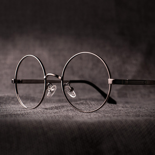 哈利波特圆框近视眼镜架正圆眼镜框全框复古近视眼镜架文艺眼镜架