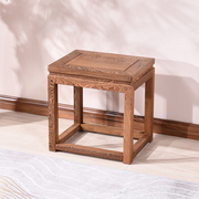 鸡翅木小方凳家用红木板凳新中式实木茶桌凳子原木矮凳卧室化妆凳