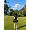 高尔夫连衣裙伞裙蓬蓬裙外贸显瘦polo短袖夏季女裙，golf大摆裙子