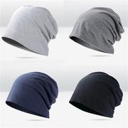 帽子男女韩版薄款套头帽女包，头帽保暖月子帽，冬季头巾睡帽化疗帽潮